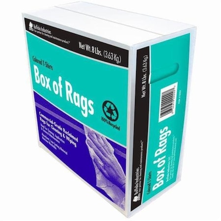 Buffalo Industries 8 Lb  Wiping Rags 10087